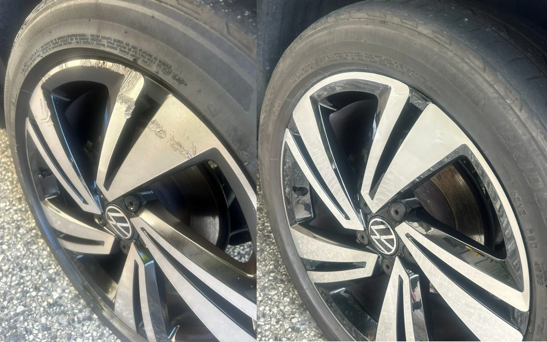 Alloy wheel colour change to satin black – professional mobile rim refinishing Brisbane
