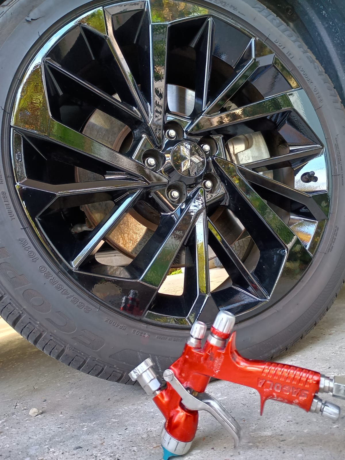 Fresh gutter rash Alloy Rim repair Brisbane