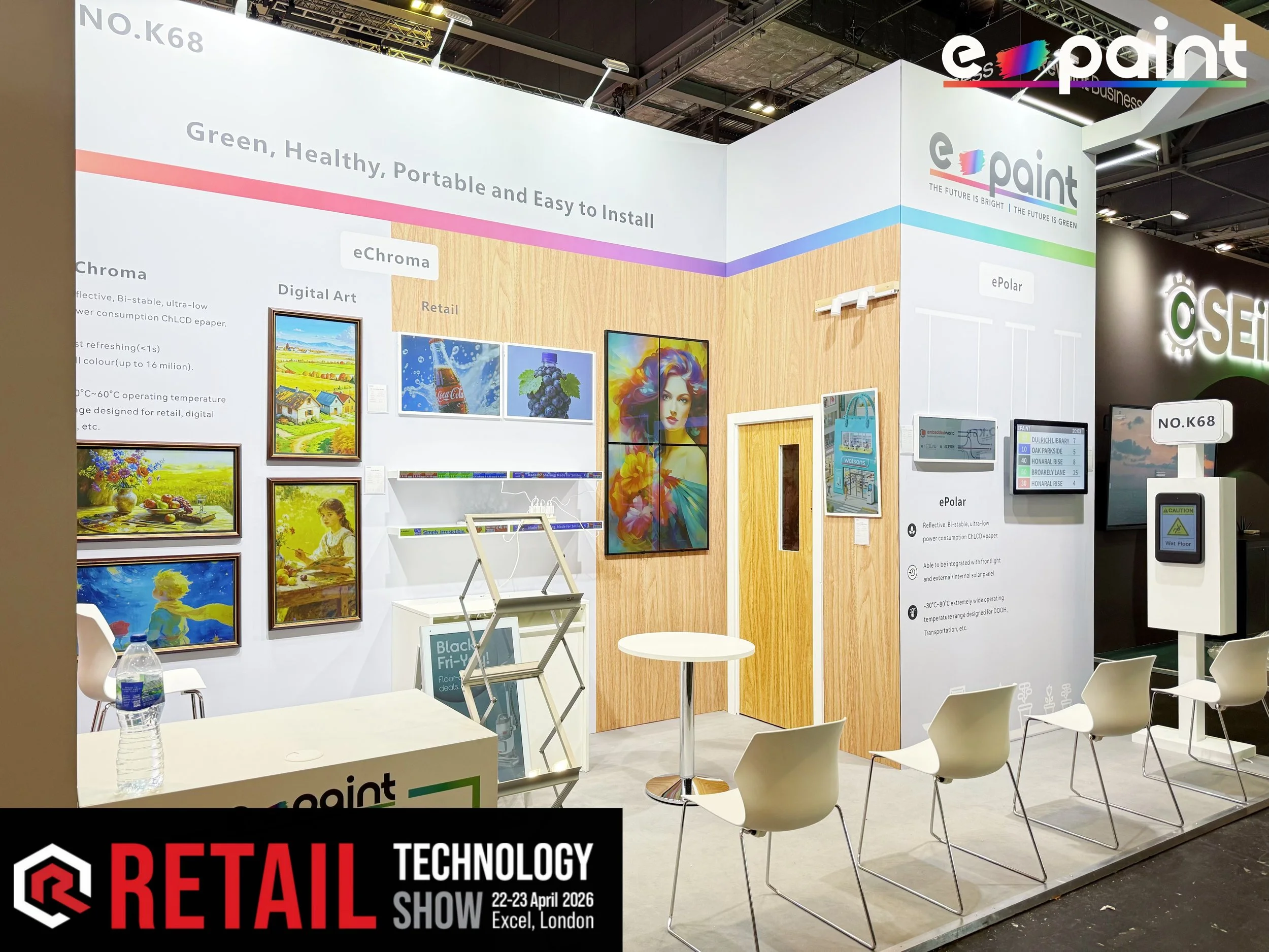 epaint at 2026 RTS: Next-Gen epaper Solutions for Smart Retail &amp; Beyond