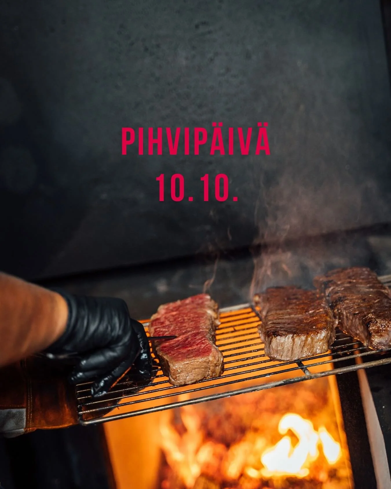 Pihvinyst&auml;v&auml;t huomio❗️Perjantaina 10.10 viet&auml;mme pihvip&auml;iv&auml;&auml; ja tarjolla on t&auml;ll&auml; kertaa sis&auml;- ja ulkofilett&auml;. 🥩 Kummatkin pihvit ovat 10&euro;/100g ja valitset tuttuun tapaan lis&auml;ksi haluamasi 
