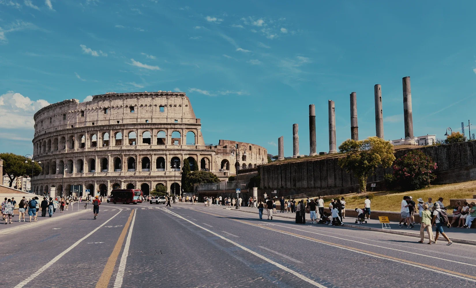 Colosseum and Forum Romanum, Rome