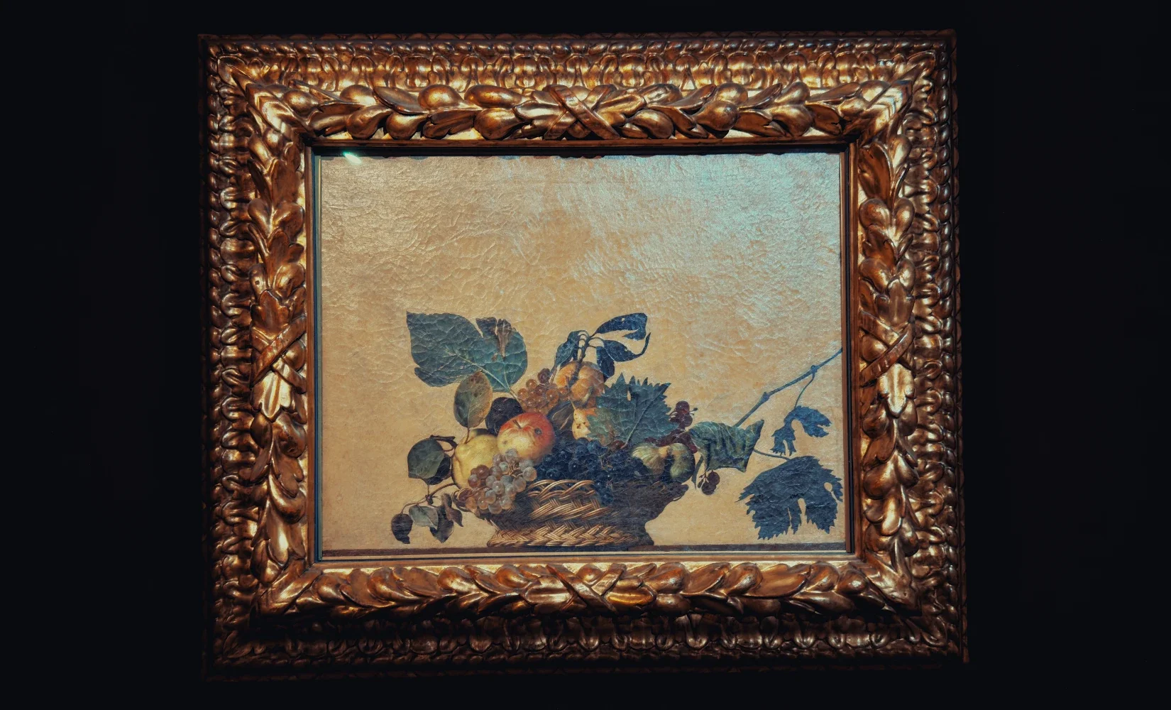 Caravaggio's painted Basket of Fruit, Biblioteca Ambrosiana, Milan