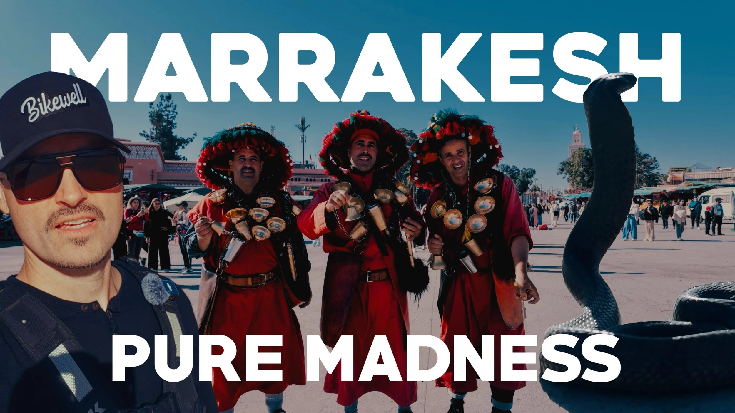 Surviving Marrakesh Traffic 🇲🇦. Monkeys, Snakes, and Zero Rules