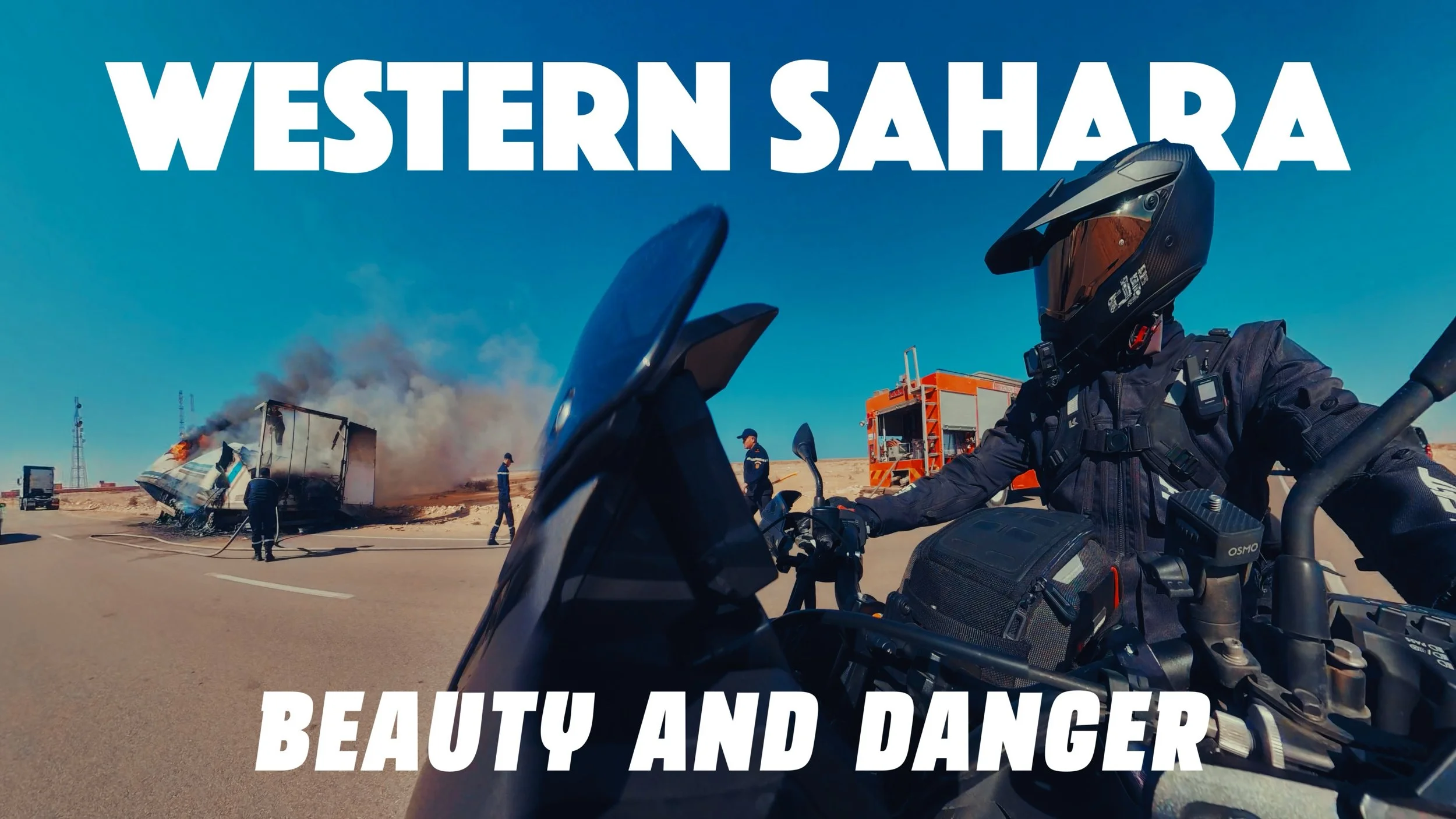 Beauty and Danger Riding Through Western Sahara 🇪🇭