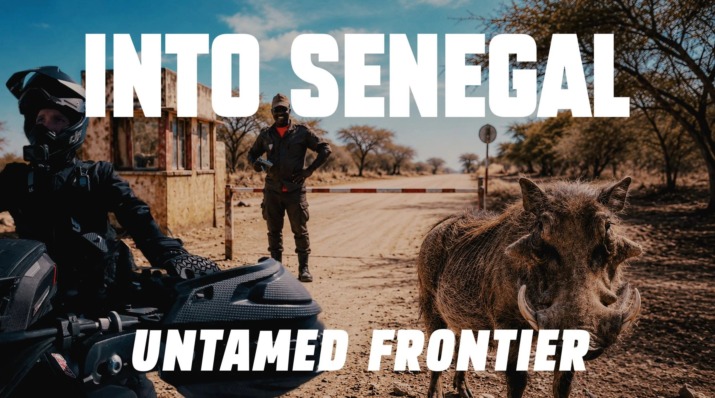 Terrible Roads &amp; Wild Encounters | My First Ride to Senegal 🇲🇷🇸🇳
