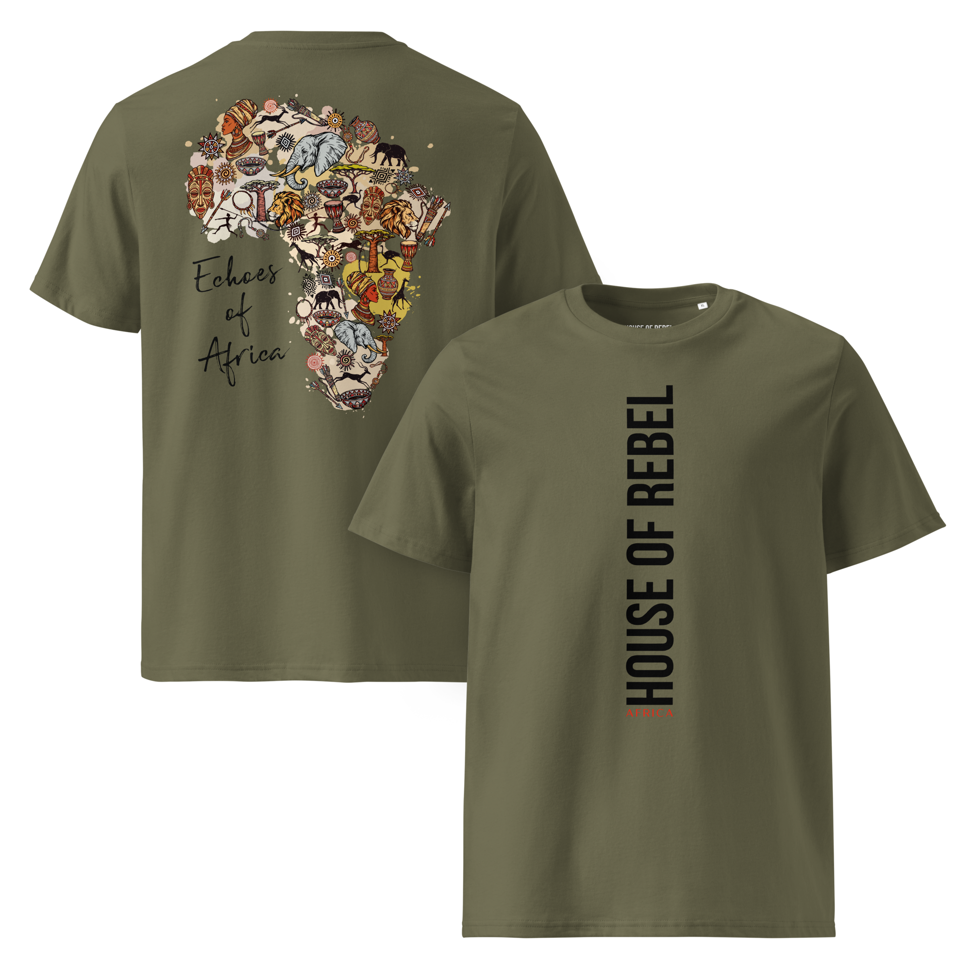 Unisex Organic Cotton Tee | Echoes Of Africa