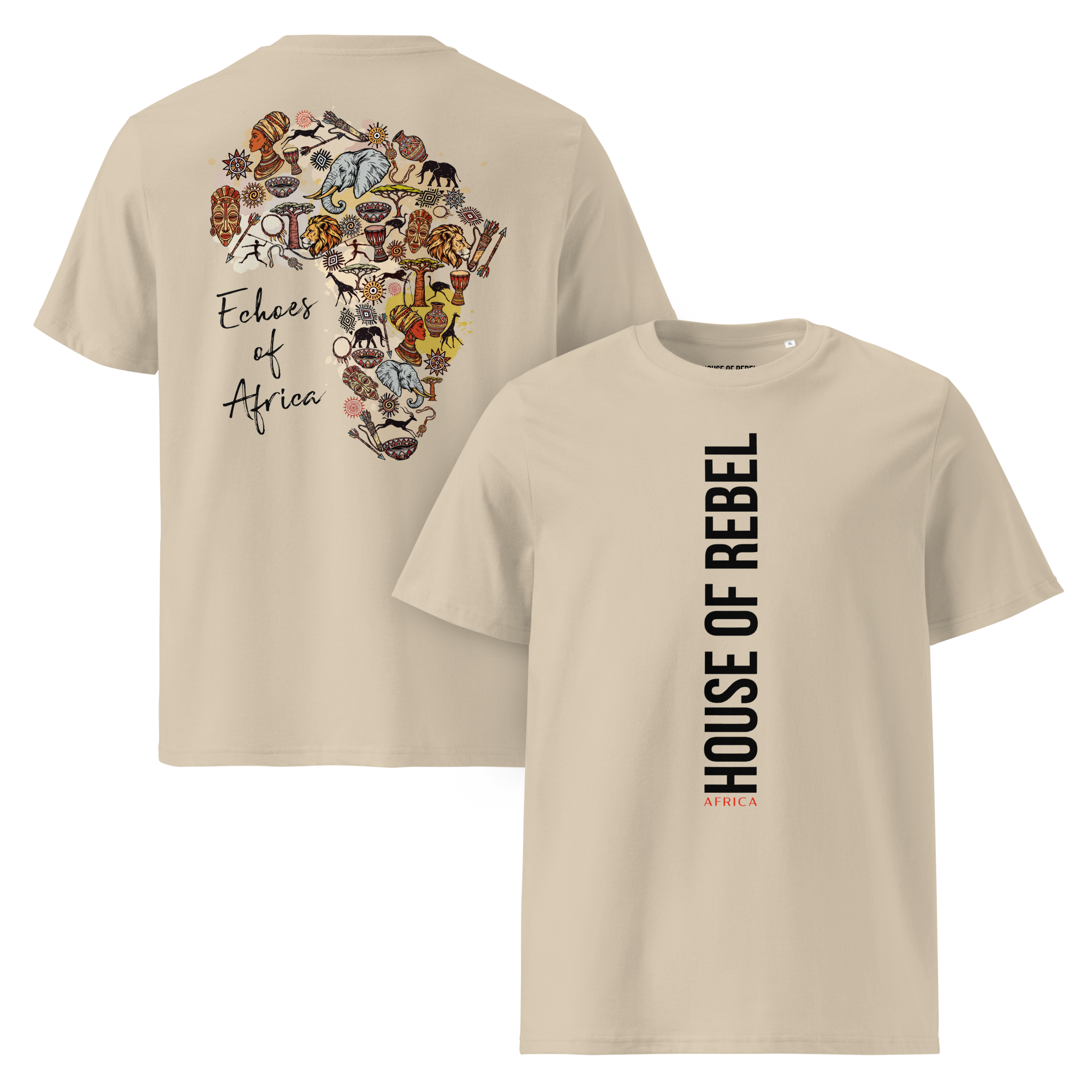 Unisex Organic Cotton Tee | Echoes Of Africa