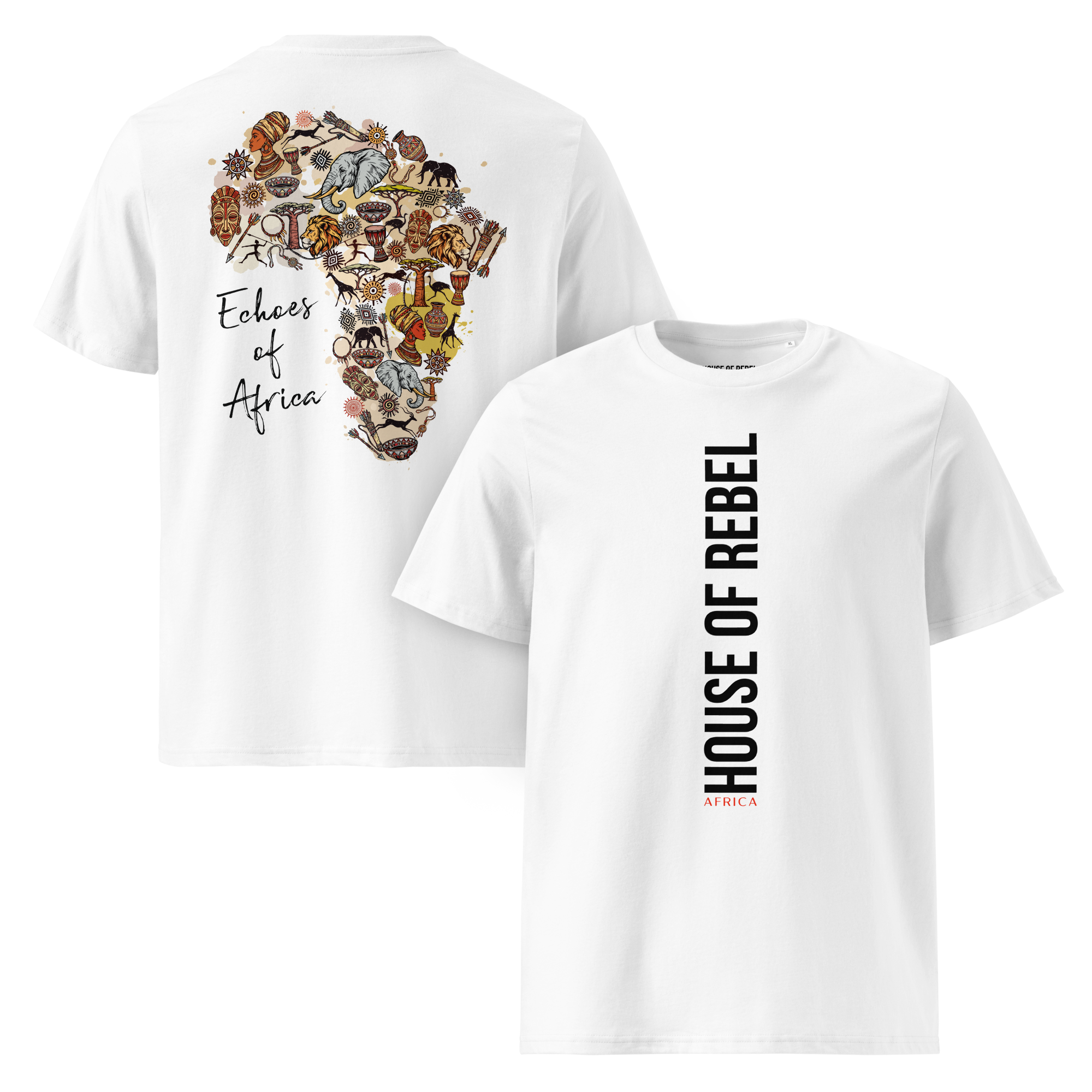 Unisex Organic Cotton Tee | Echoes Of Africa
