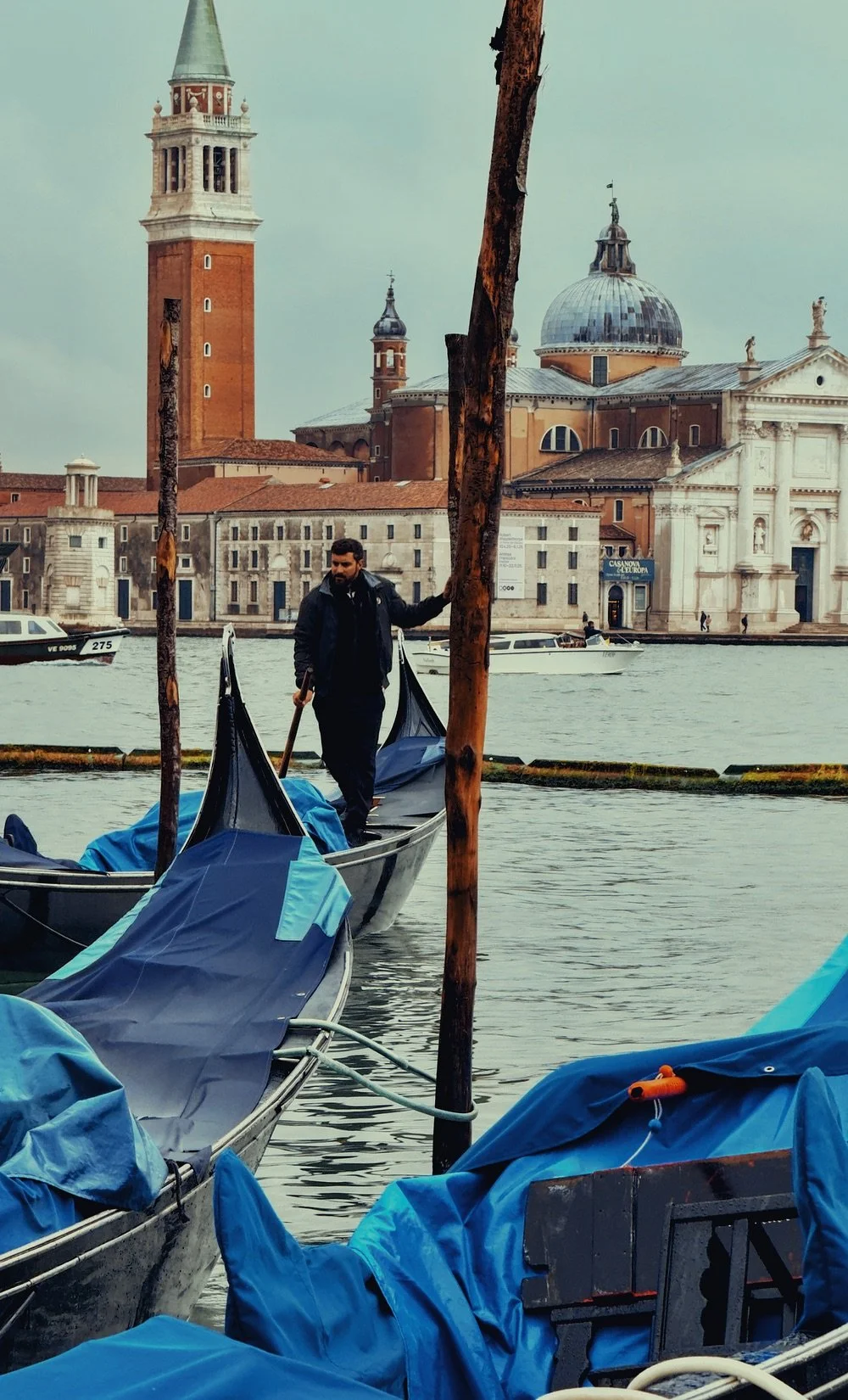 Gondolas of Grand Canal, Venice