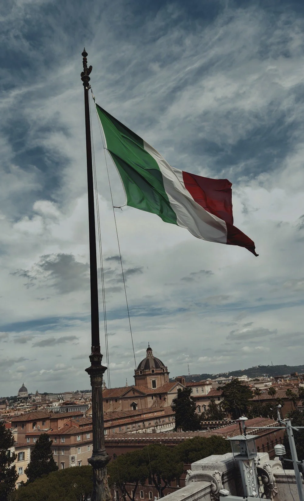 View from the top of the Victor Emmanuel II Monument, Rome