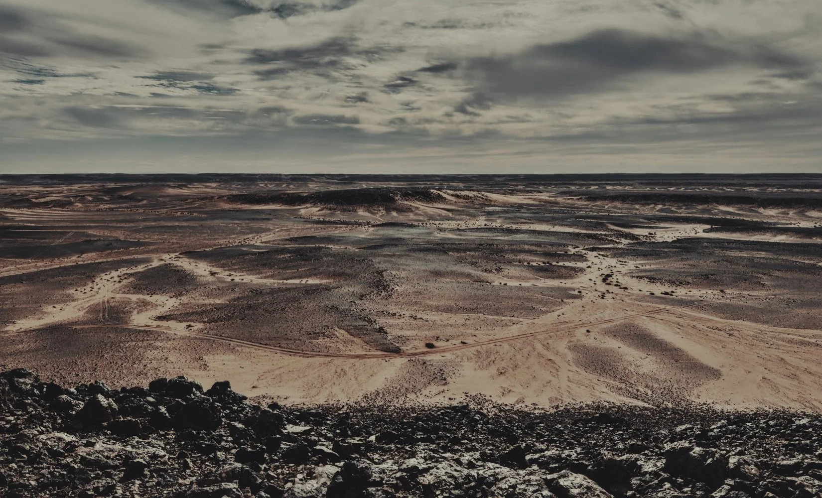 At the Centre of the Richat Structure/Eye of the Sahara