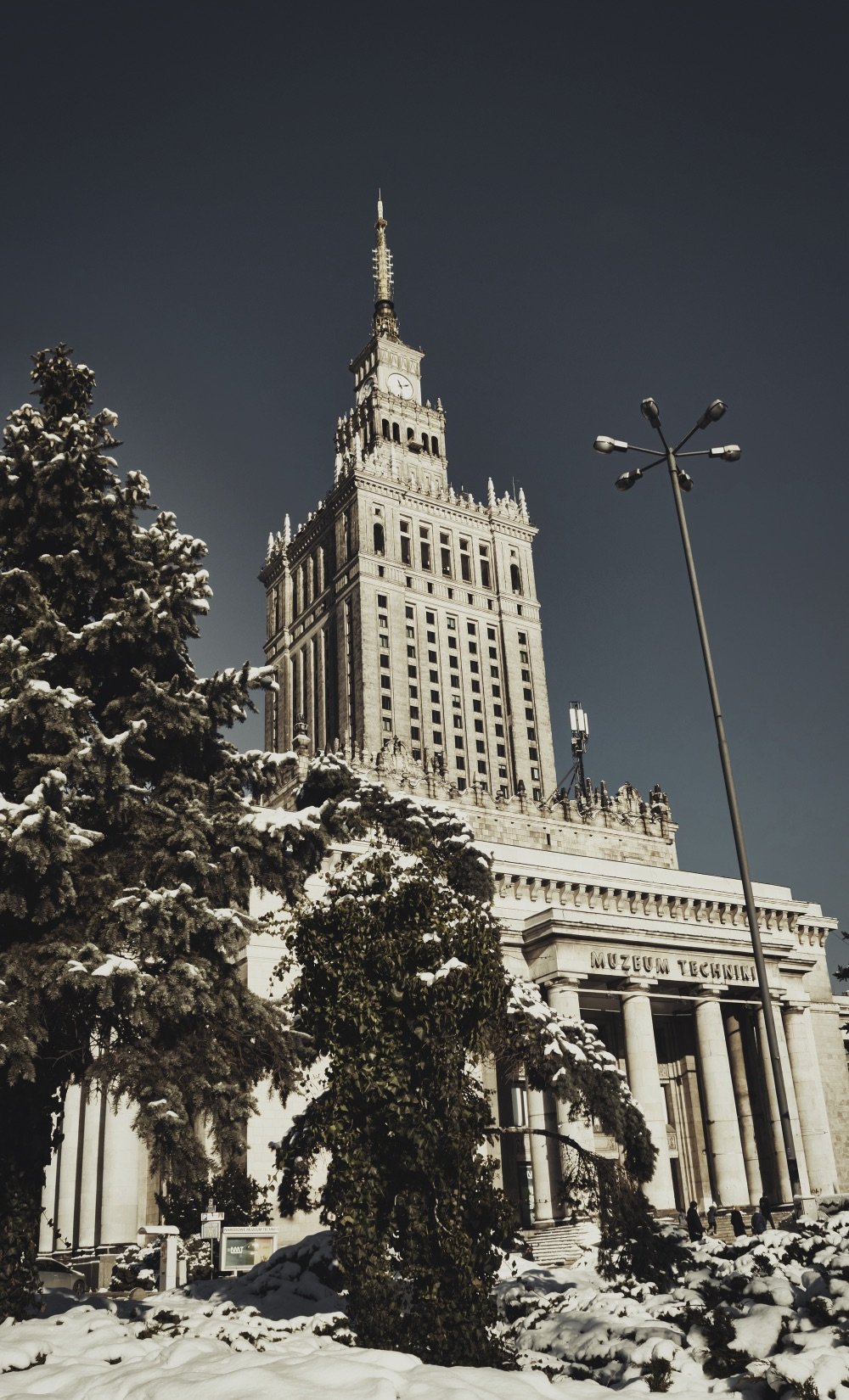 Palace of Culture & Science in Winter, Warsaw