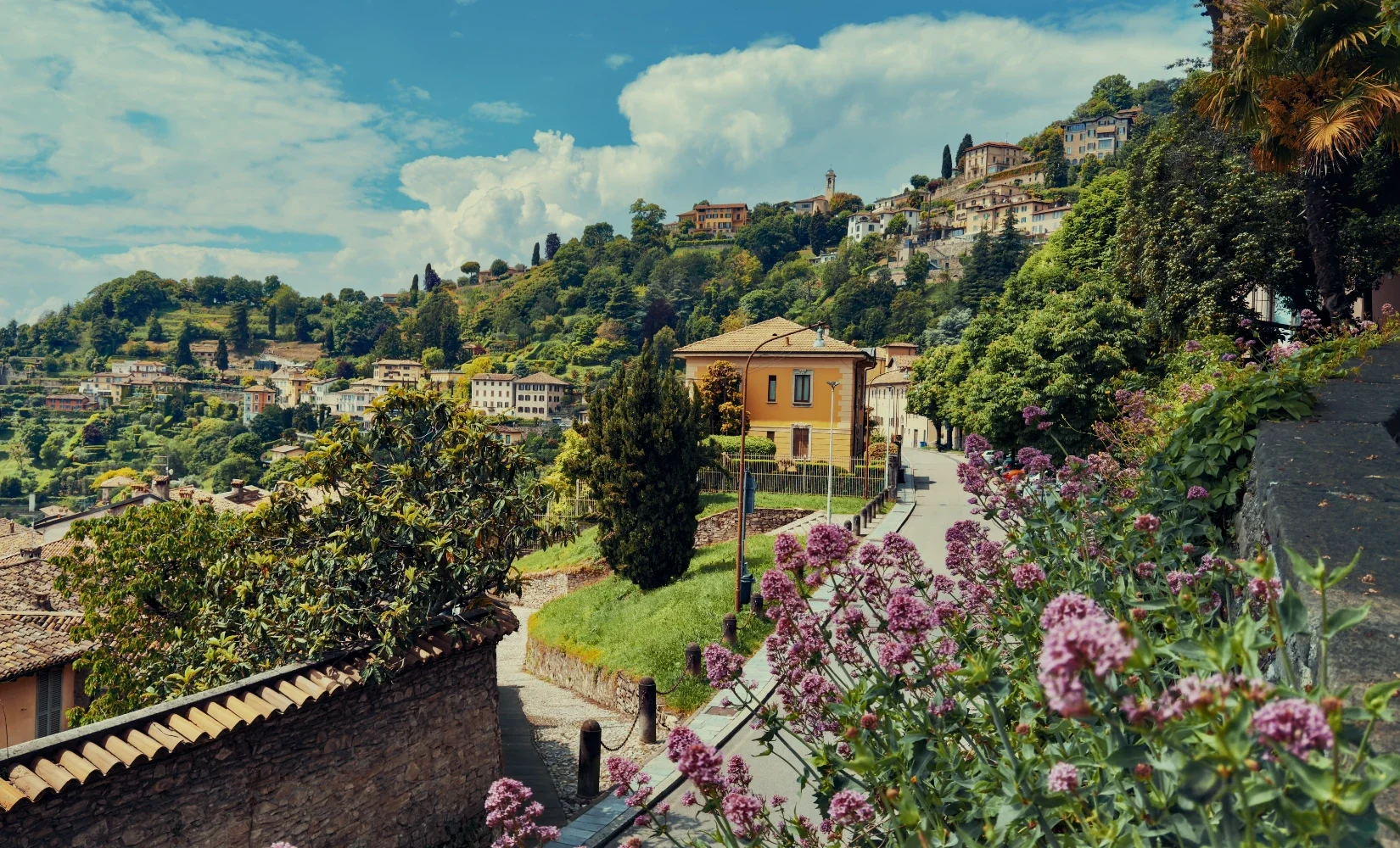 The hills of Bergamo