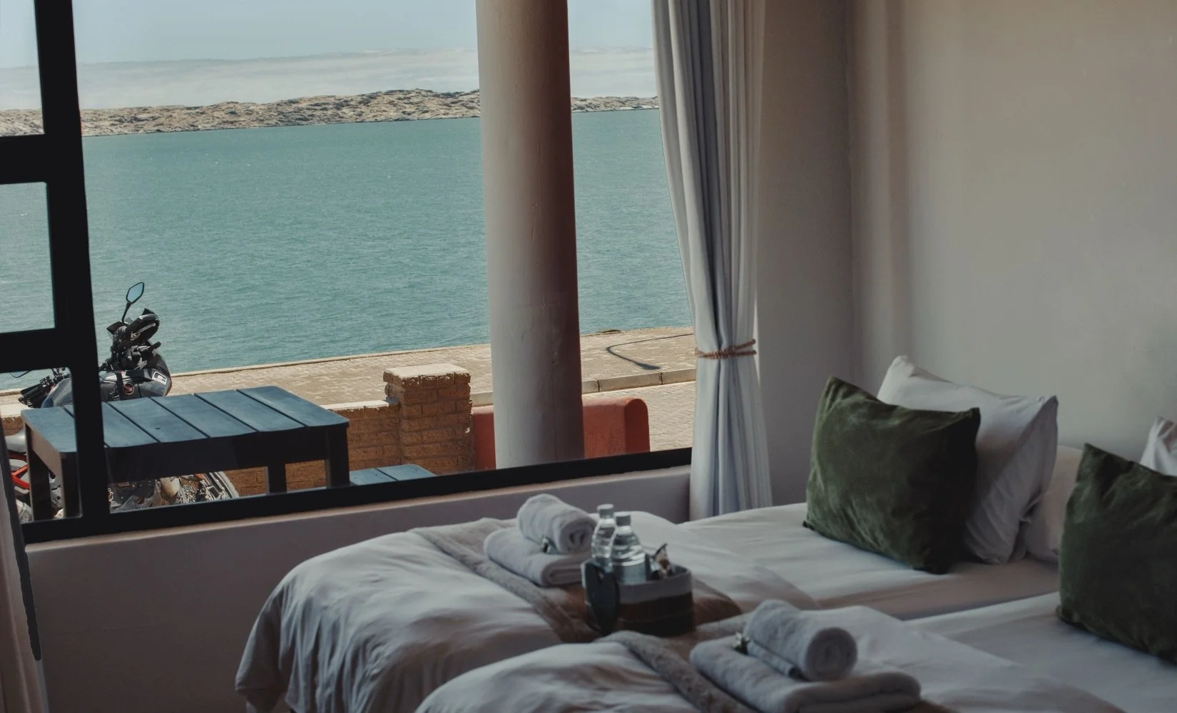View from one of the B&Bs on Shark Island