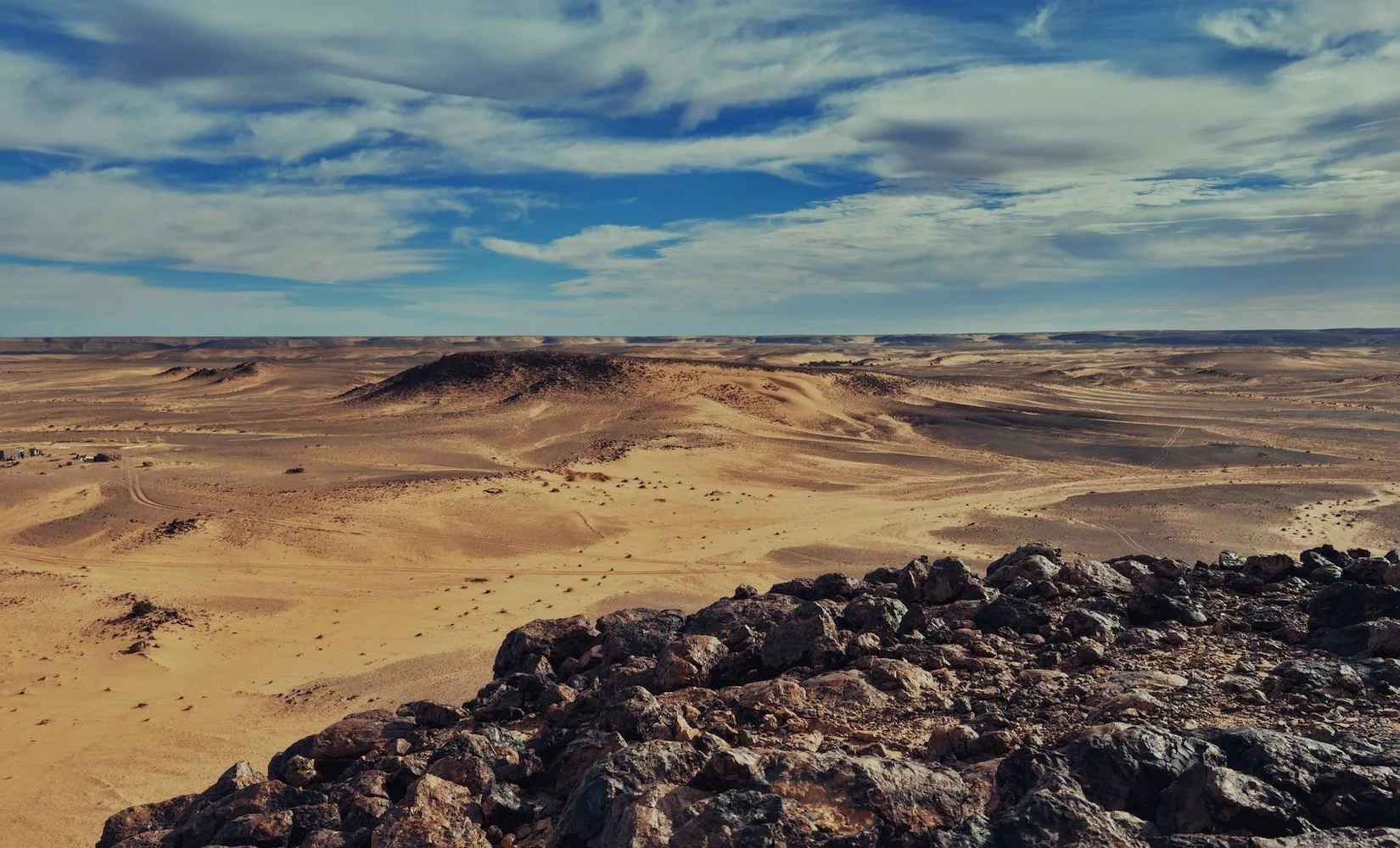 At the Centre of the Richat Structure/Eye of the Sahara