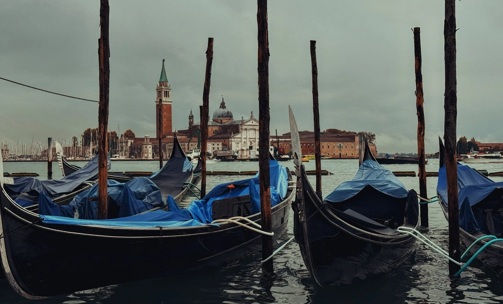 Gondolas of Grand Canal, Venice