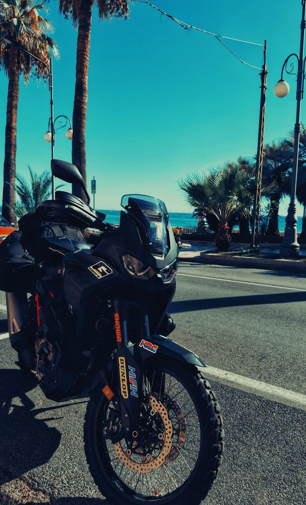 Honda Africa Twin 1100 in Sanremo