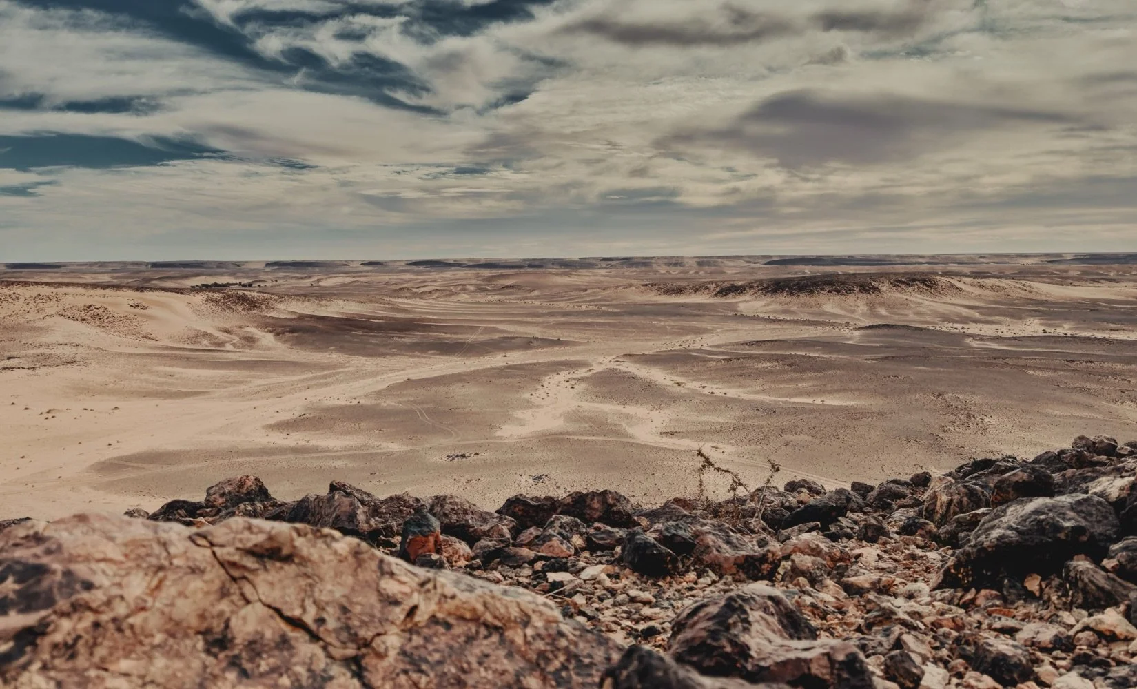 At the Centre of the Richat Structure/Eye of the Sahara