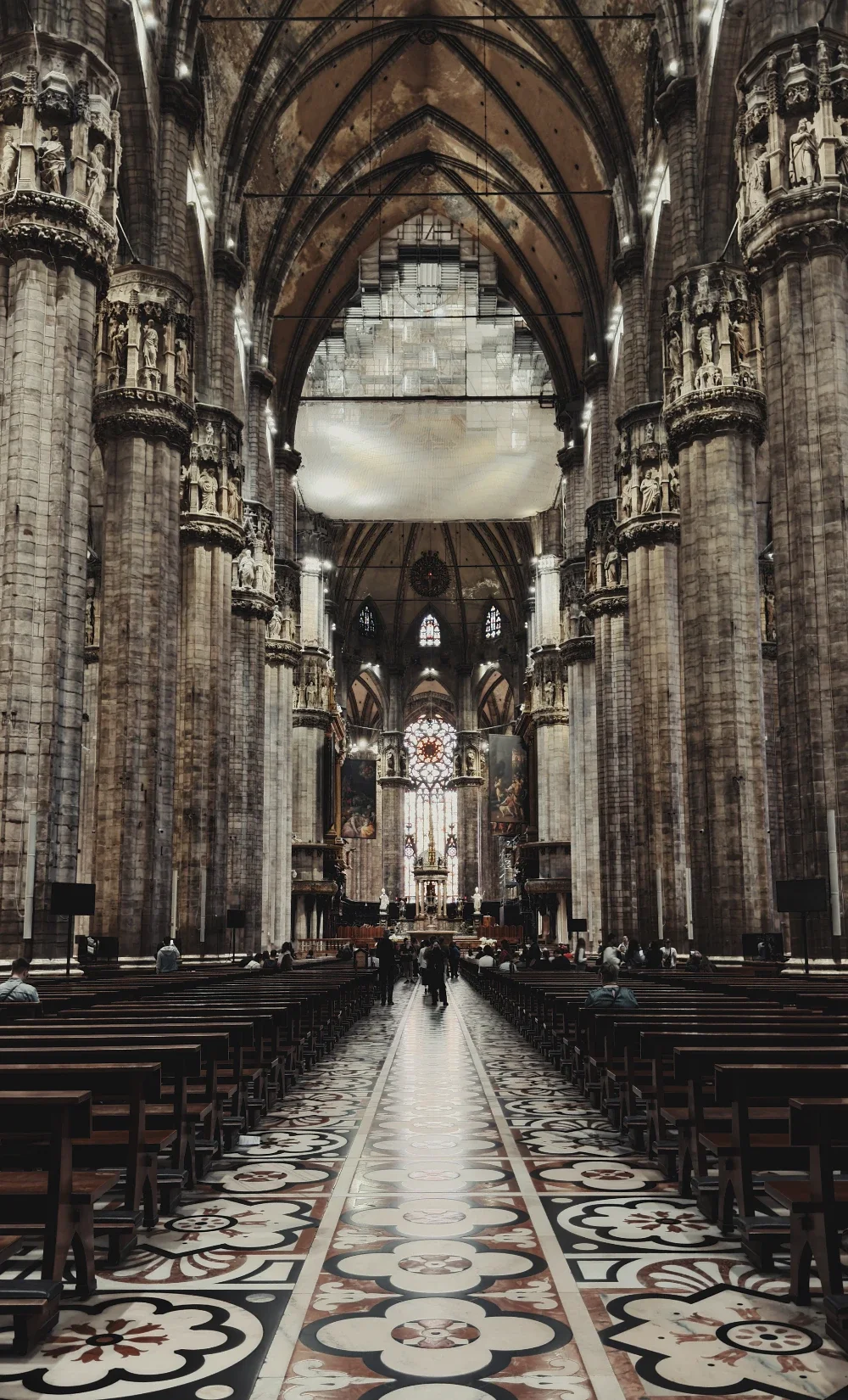 Interior of the Duomo Di Milano