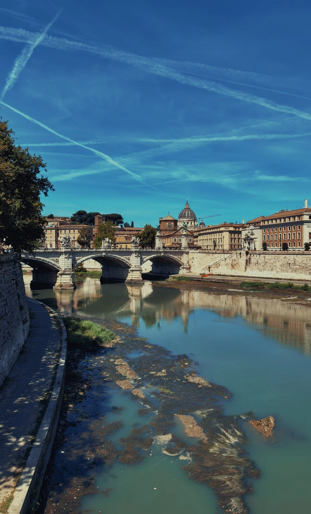 View of Ponte Vittorio Emanuele II, Rome