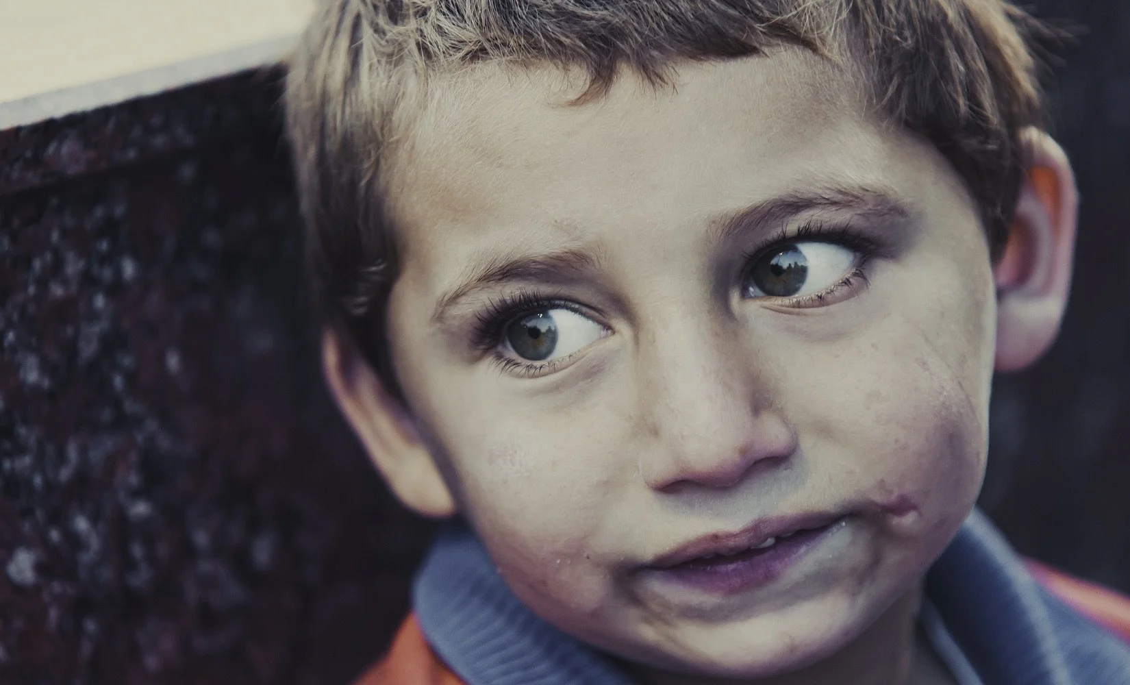 A Young Boy on the Streets of Istanbul, Turkey