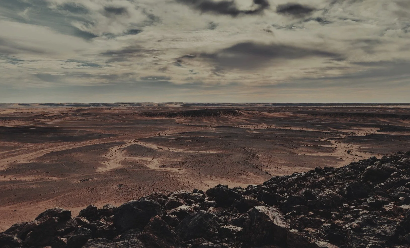 At the Centre of the Richat Structure/Eye of the Sahara