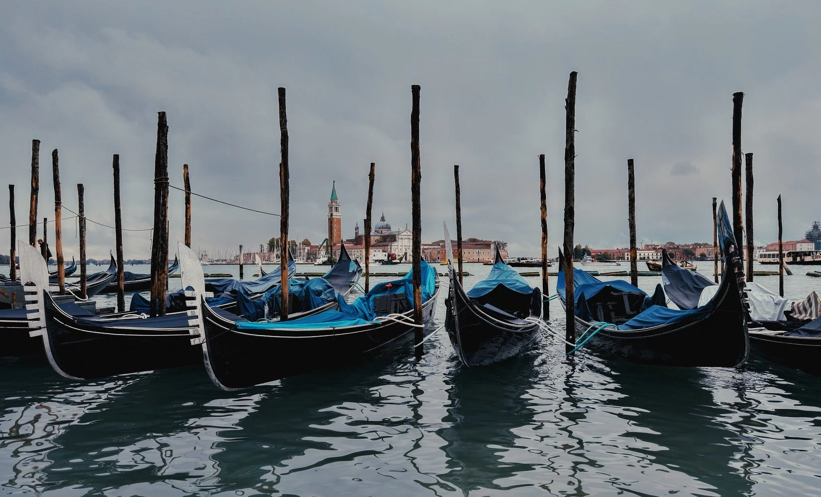 Gondolas of Grand Canal, Venice