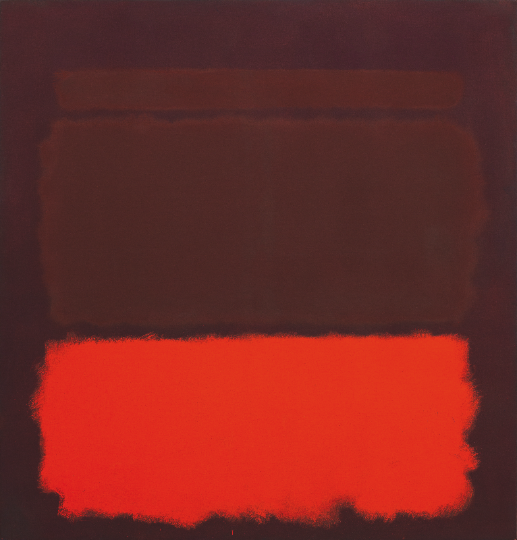 Mark Rothko, Nr. 6 / Siena, Orange auf Weinrot, 1962 © 1998 Kate Rothko Prizel & Christopher Rothko / 2026, ProLitteris, Zurich