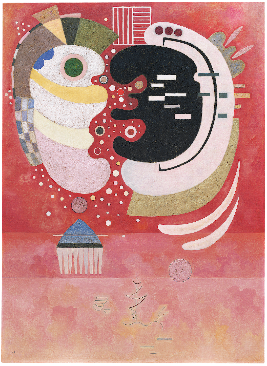 Wassily Kandinsky, Entre Deux (Zwischen Zweien), 1934