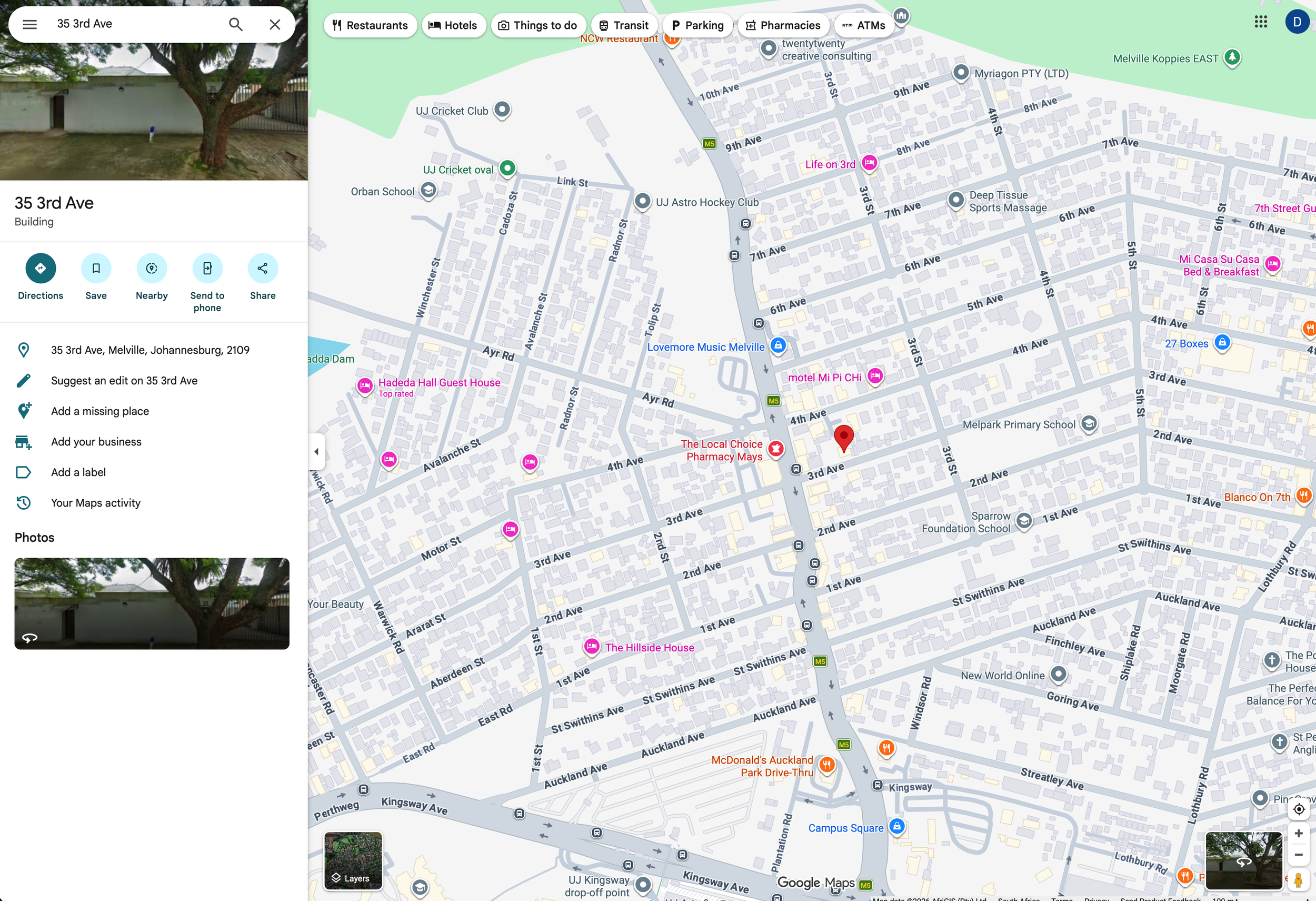 Land Use Notice: Consent Application – ERF 316, 35 Third Avenue, Melville