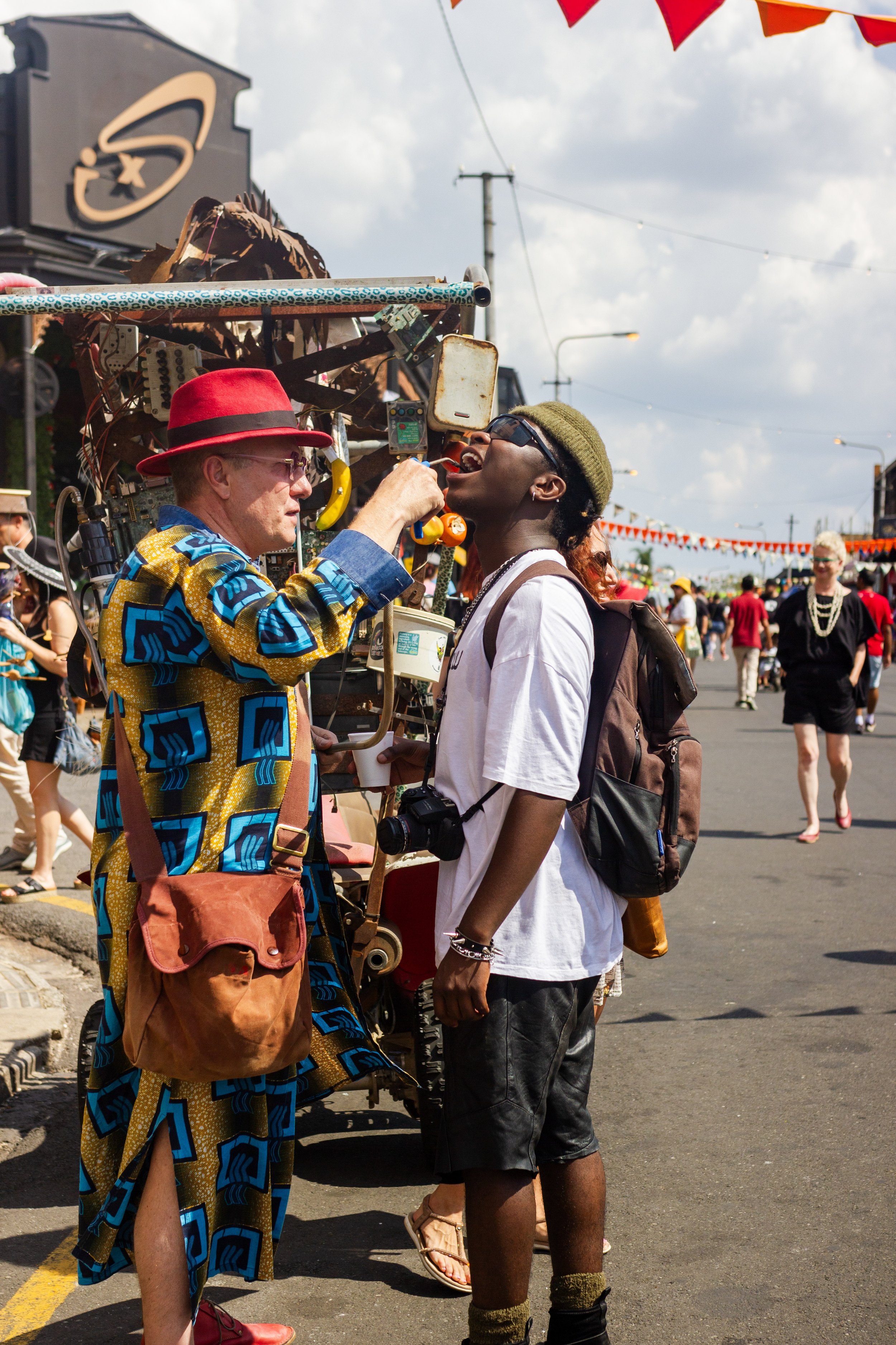 61-Frank Zulu (Snaps On Seventh) socialising the Melville way at The Happening.jpg