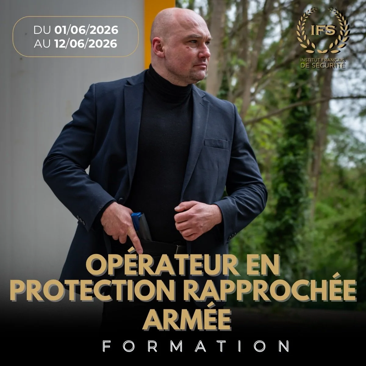 🔻 Formation OPRA - Op&eacute;rateur en Protection Rapproch&eacute;e Arm&eacute;e 

Nouvelle formation chez Institut Fran&ccedil;ais de s&eacute;curit&eacute; ! 

📍 Lieu : &icirc;le de France (95) 

📅 Dates : du 0️⃣1️⃣ juin au 1️⃣2️⃣ juin 2026 

⚠️