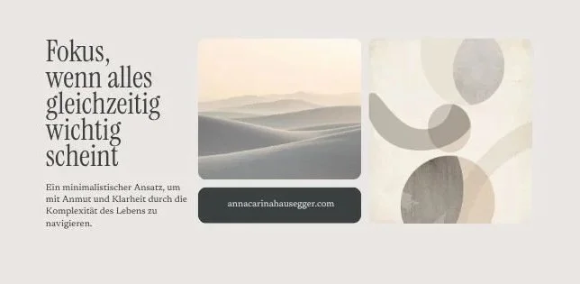 Fokus, wenn alles gleichzeitig wichtig scheint