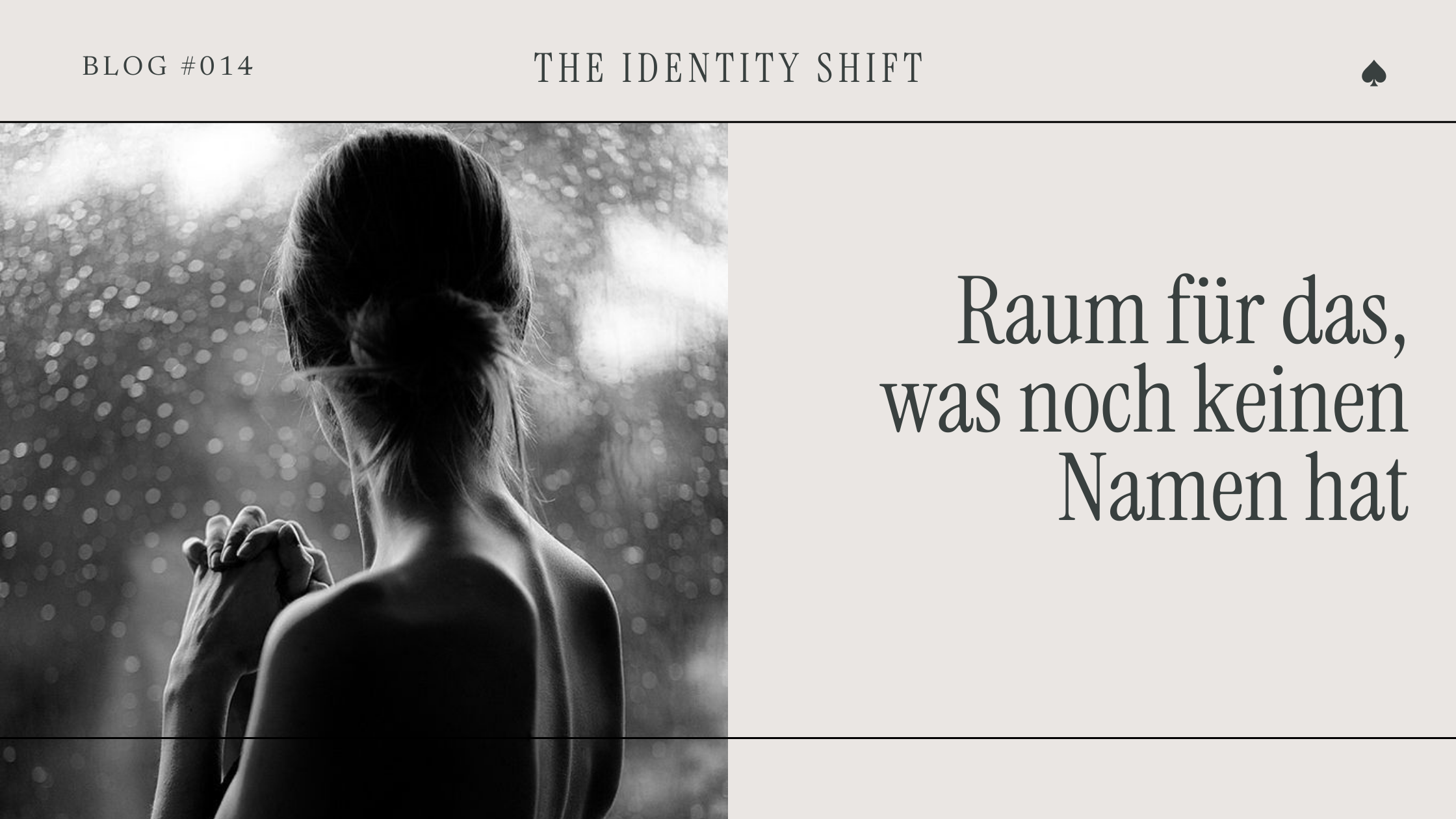 Raum für das, was noch keinen Namen hat