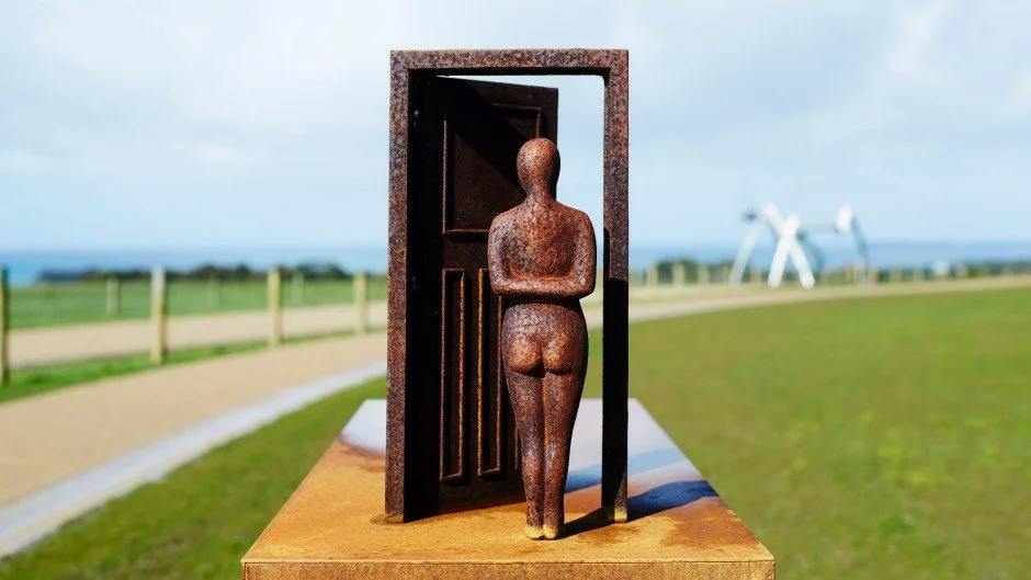 Sculpture among the vines