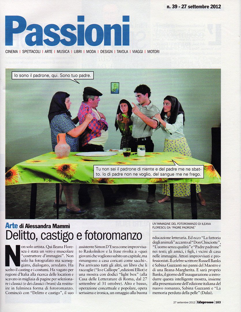 Delitto, castigo e fotoromanzo