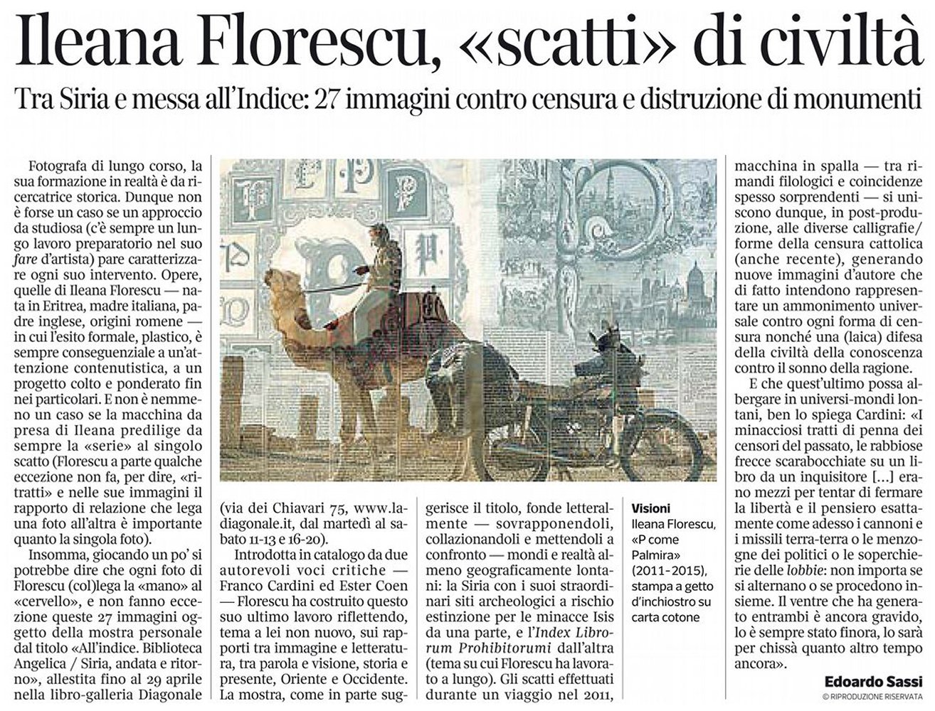 Ileana Florescu, “scatti” di civiltà