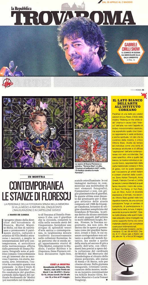 Contemporanea le stanze di Florescu