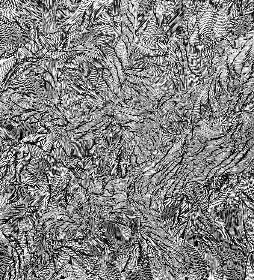  Ink Drawings II, 2010, Indian ink on cotton paper, 33 x 30 cm 