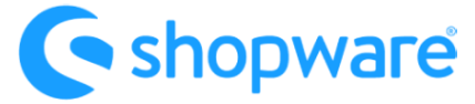 Shopware Logo auf weißem Hintergrund