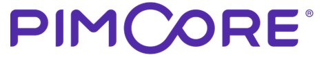 Der Schriftzug 'PIMCORE' in lila Schrift auf schwarzem Hintergrund.