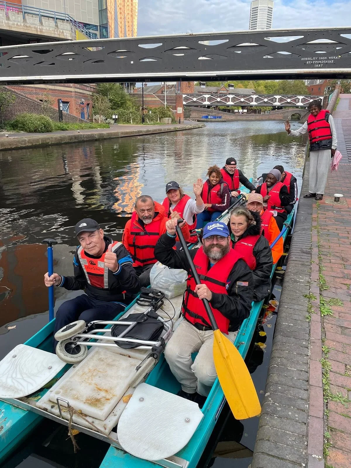 Lots of fun paddling yesterday with Winson Green/ Newbigin paddle club 🚣