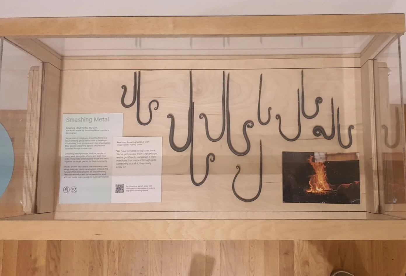 You can see our Smashing Metal display at the Midland Arts Centre (MAC) at the stories of making and migration display on till the 12th of April! @craftspace_
