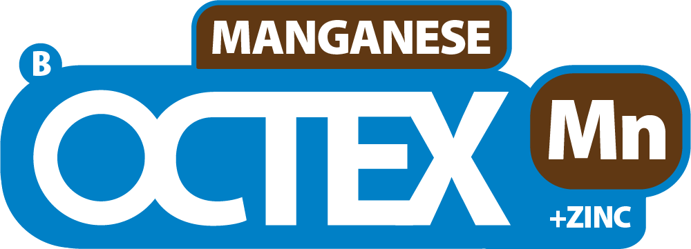 Logo with text 'B OCTEX Manganese Mn +Zinc'