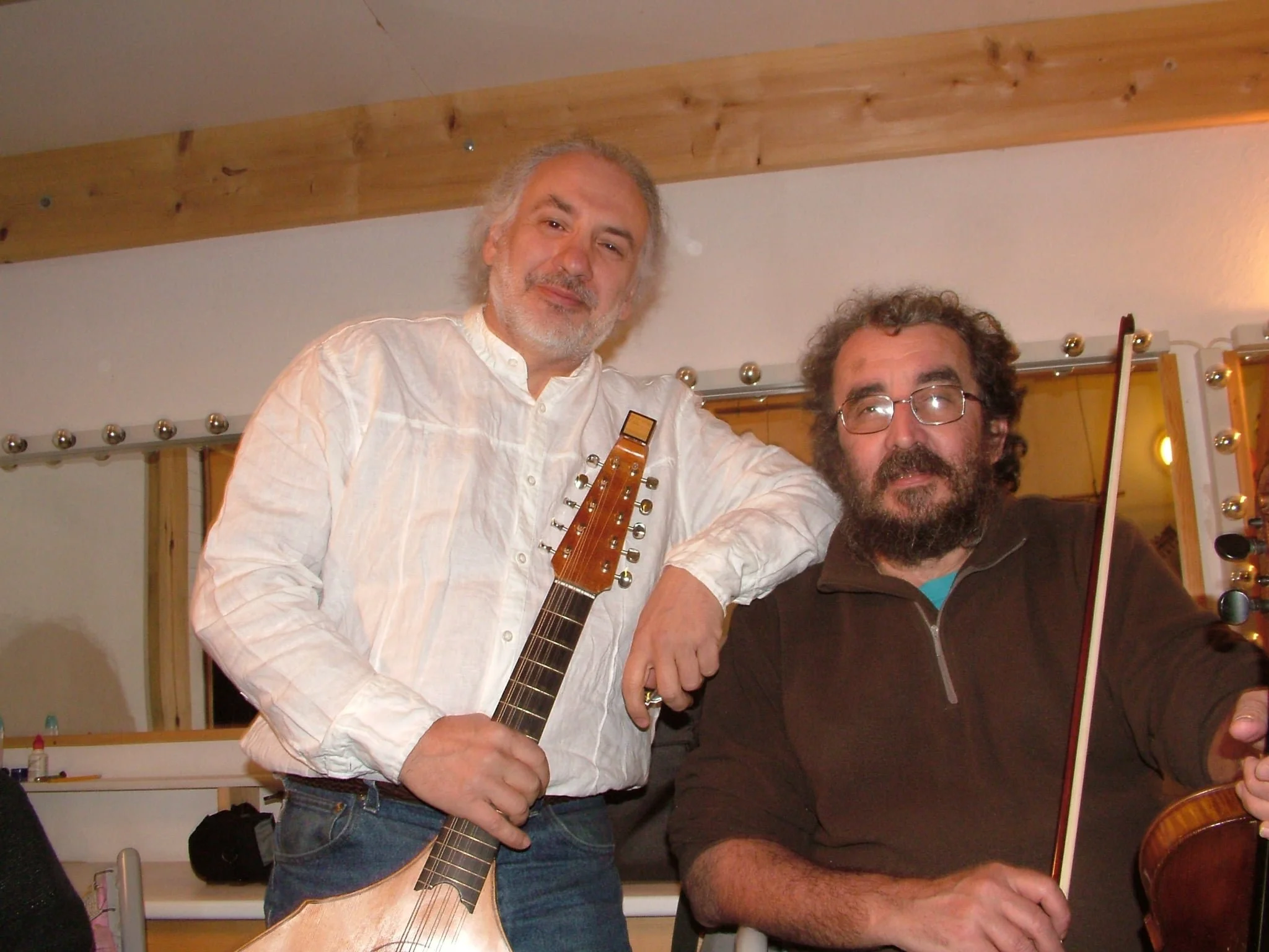 with my dear departed friend, Dumé Gallet