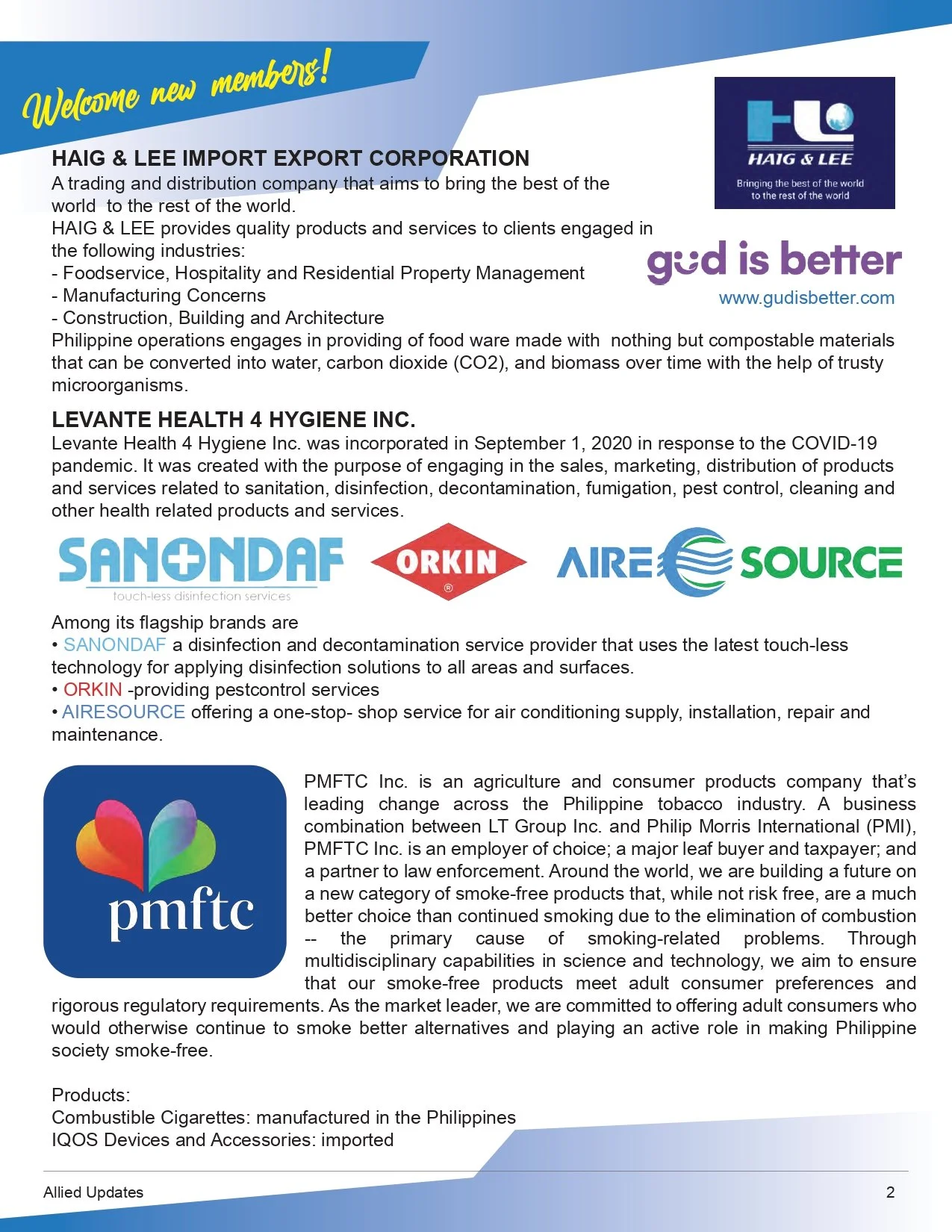 HRAP Allied Newsletter — Hotel & Restaurant Association of the Philippines