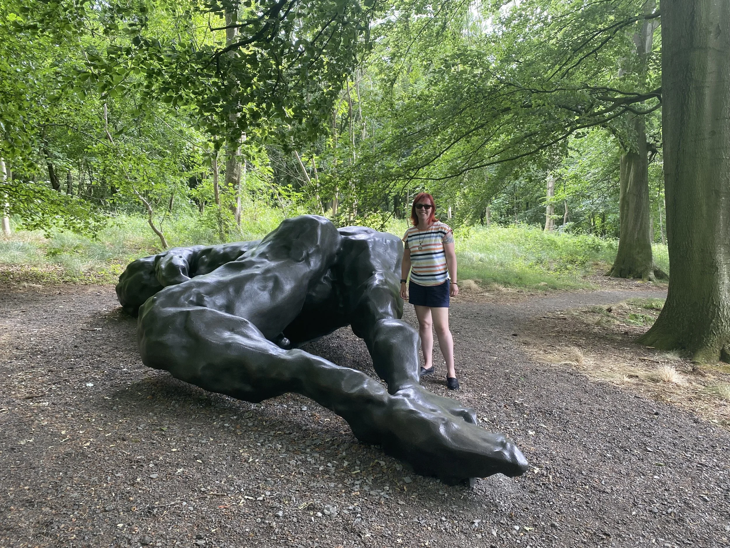 Tracey Emin "I Lay Here For You" sculpture at Jupiter Artland