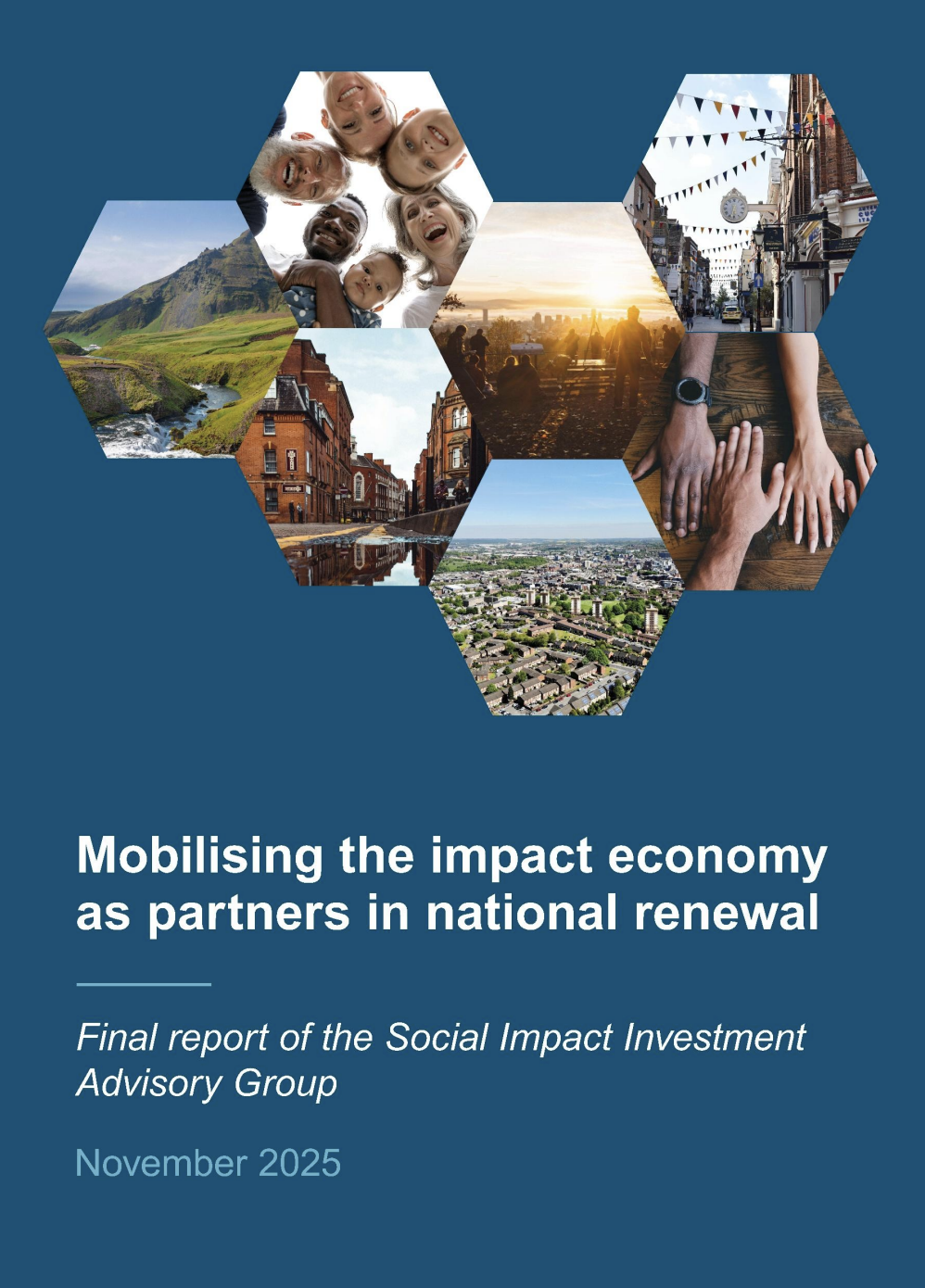 Front cover of the SIIAG report to government