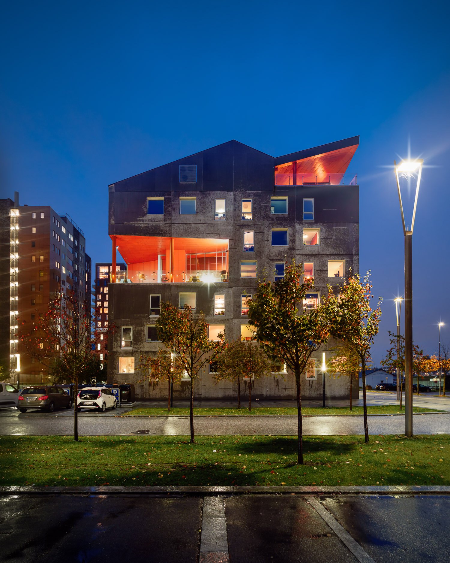 Vulkanen student housing, Aarhus, Denmark - Terroir and Cubo Arkitekter