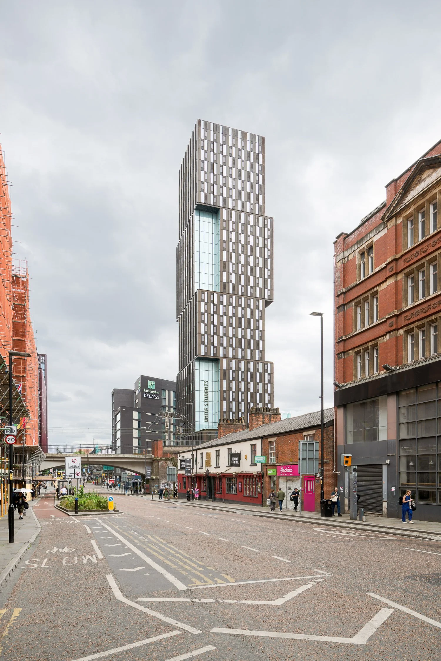 New wakefield Street tower, Manchester, England - SimpsonHaugh